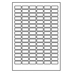 30 x 14 mm 100 feuilles p.boîte spec.voor aflopend drukken