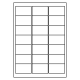Master LaserLabels  21/A4 63x38mm. 400 sheets