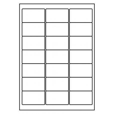 63 x 38 mm 200 feuilles p.boîte Poly-Master-Vinyl