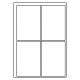 95 x 140 mm  1.000 vel per doos (vrijstaand)  (Velpacode: 189514