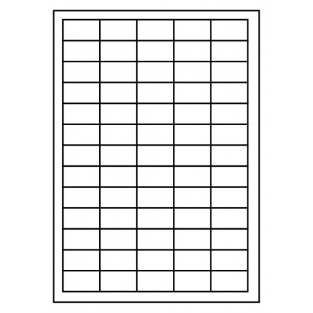 38 x 21 mm 100 feuilles p.boîte