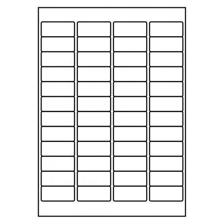 48 x 21 mm 100 feuilles p.boîte