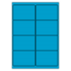 99 x 68 mm 100 feuilles p.boîte BLEU