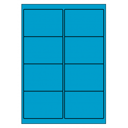 99 x 68 mm 100 feuilles p.boîte BLEU