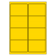 99 x 68 mm 100 feuilles p.boîte JAUNE