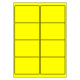 99 x 68 mm 100 feuilles p.boîte JAUNE FLUO