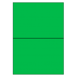 210 x 148 mm 100 feuilles p.boîte VERT