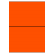 210 x 148 mm  100 sheets p. box ORANGE FLUO
