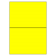 210 x 148 mm 100 vel p.doos GEEL FLUOR