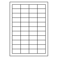 Master LaserLabels  44/A4 46 x 24,5mm. 100 sheets