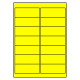 99 x 38 mm 100 vel p.doos GEEL FLUOR