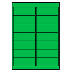 99 x 38 mm 100 vel p.doos GROEN