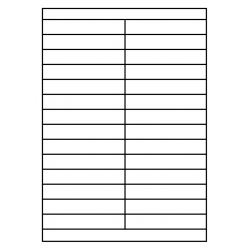 105 x 19 mm 200 feuilles p.boîte