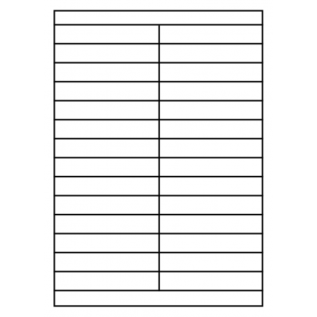 105 x 19 mm 200 feuilles p.boîte