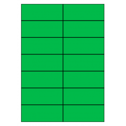 105 x 42 mm 100 feuilles p.boîte VERT