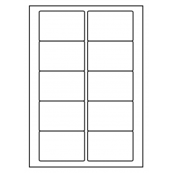 85 x 55 mm 200 feuilles p.boîte