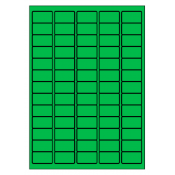 38 x 21 mm 100 feuilles p.boîte VERT