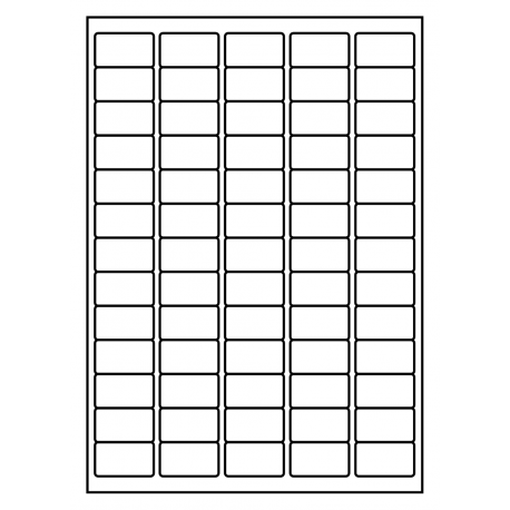 38 x 21 mm 200 feuilles p.boîte Poly-Master-Vinyl