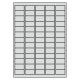 38 x 21 mm 50 feuilles, 65 p. feuilles ALUMINIUM