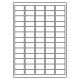 38 x 21 mm 1000 feuilles p.boîte