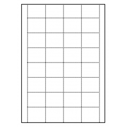 Cartes de rayonnage 100 feuilles p.boîte a 24 cartes