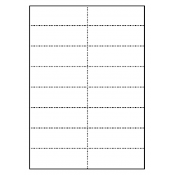 Cartes de rayonnage 100 feuilles p.boîte a 16 cartes