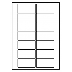 80 x 40 mm 200 feuilles p.boîte