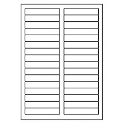 90 x 17 mm 100 feuilles p.boîte