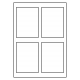 90 x 120 mm 100 feuilles p.boîte