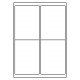 99 x 136 mm 200 feuilles p.boîte