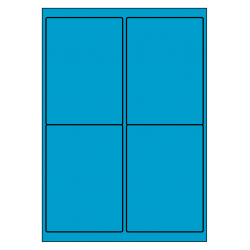 99 x 136 mm 100 feuilles p.boîte BLEU