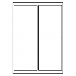 P.E. LASER  200 sheets 4/A4 99x136 mm