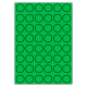 30 mm rondes 100 feuilles p.boîte VERT