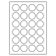 40 mm rondes 200 feuilles p.boîte