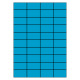 52 x 30 mm 100 feuilles p.boîte BLEU