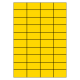 52 x 30 mm 100 feuilles p.boîte JAUNE