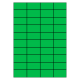 52 x 30 mm 100 feuilles p.boîte VERT