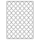 30 mm rondes 100 feuilles p.boîte