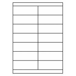 105 x 38 mm 100 feuilles p.boîte