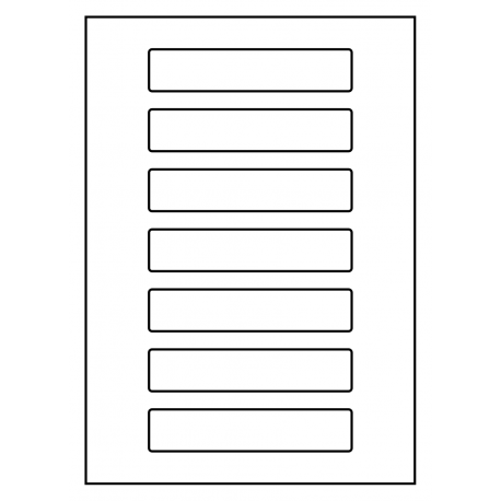 130 x 28 mm 100 feuilles p.boîte aflopend te bedrukken