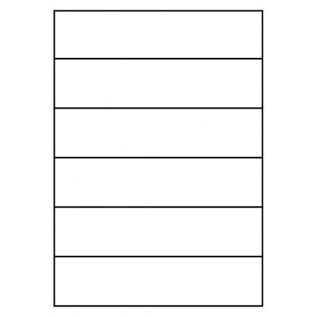 210 x 49 mm 200 feuilles p.boîte 210 x 49 mm 200 feuilles p.boîte
