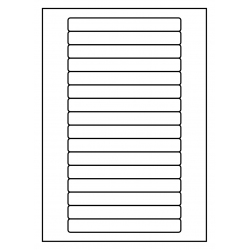 145 x 17 mm 100 feuilles p.boîte