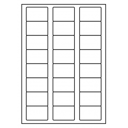 55 x 35 mm 200 feuilles p.boîte