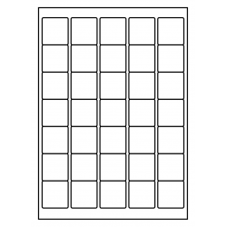 38 x 38 mm 200 feuilles p.boîte Poly-Master-Vinyl