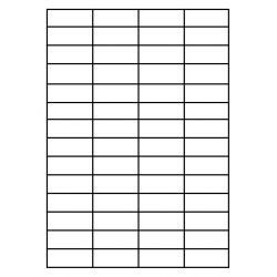 52 x 21 mm 100 feuilles p.boîte