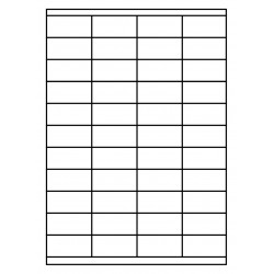 52 x 25 mm 100 feuilles p.boîte