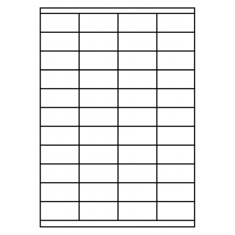 52 x 25 mm 100 feuilles p.boîte