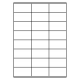 70 x 36 mm 200 feuilles p.boîte