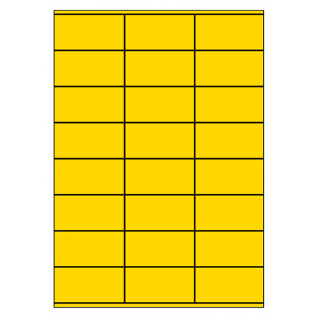 70 x 36 mm 100 feuilles p.boîte JAUNE