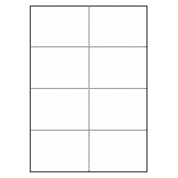 Cartes avec micro-perforation pour badges 105 x 74 mm